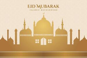 Eid al-Fitr, Ramadhan decorative greeting card vector