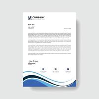 Professional and creative corporate business letter head template vector