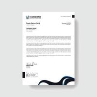 Professional and creative corporate business letter head template vector