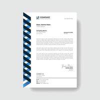 Professional and creative corporate business letter head template vector