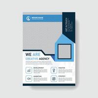 Professional and creative corporate business flyer template. vector