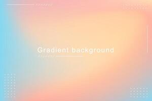 Modern gradient blurred vector background