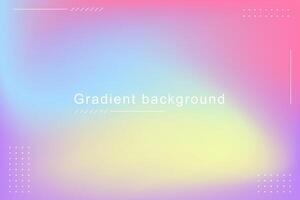 Modern gradient blurred vector background