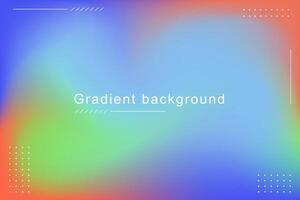 Modern gradient blurred vector background