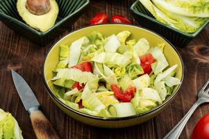 Lettuce salad mix. photo