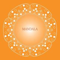 mandala background design vector