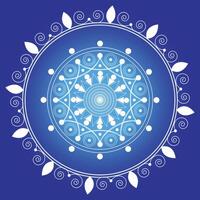 mandala background design vector