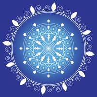 mandala background design vector