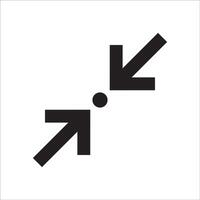illustration of the minimize button icon vector design