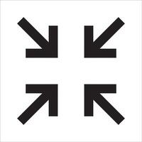 illustration of the minimize button icon vector design