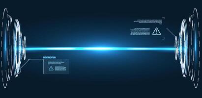 futurista vector hud interfaz pantalla diseño. digital rótulos títulos hud ui gui futurista usuario interfaz pantalla elementos colocar.