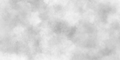 Abstract cloudy silver ink effect white paper texture, Old and grainy white or grey grunge texture, black and whiter background with puffy smoke, white background illustration. photo