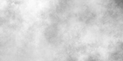 Abstract cloudy silver ink effect white paper texture, Old and grainy white or grey grunge texture, black and whiter background with puffy smoke, white background illustration. photo