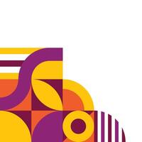 Abstract Bauhaus Corner vector