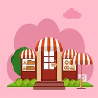 Home store market vector design