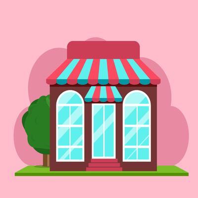 Home store market vector design