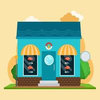 Home store market vector design