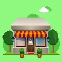 Home store market vector design