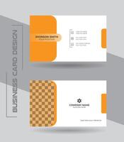 Creative modern clean and simple corporate business card or visiting card design template. vector