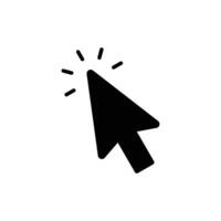 cursor click icon vector