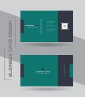 Creative modern clean and simple corporate business card or visiting card design template. vector