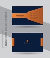 Elegant luxury minimal simple style business card template. vector