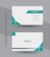 Creative modern clean and simple corporate business card or visiting card design template. vector