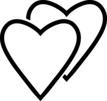 Sketch heart icon Vector illustration