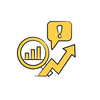 error datos gráfico icono vector