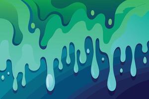 Abstract art teal blue green gradient paint background with liquid fluid grunge texture Background vector