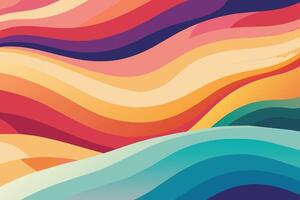 Soft and liquid color waves background vector