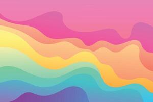 Soft and liquid color waves background vector