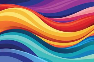 Soft and liquid color waves background vector