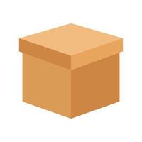 logístico caja vector