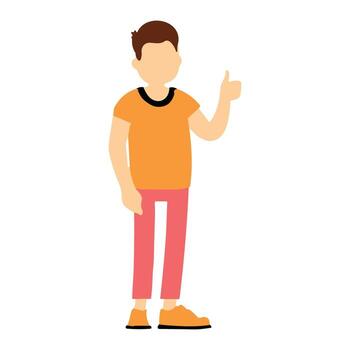 humano planteado vector