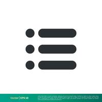 Menu Interface - UI Icon Vector Logo Template Illustration Design. Vector EPS 10.