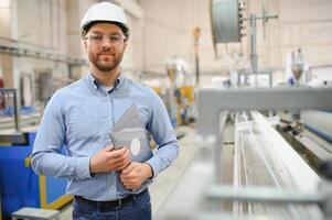 Portrait of Professional Heavy Industry Engineer photo