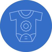 Newborn Gradient Line Circle Icon vector