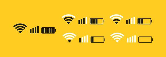 Connecting to a network concept with wireless signals and devices. Network, connection, wireless, technology, internet, devices, connectivity, online, communication. vector