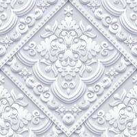 Vector abstract decorative ethnic ornamental seamless pattern