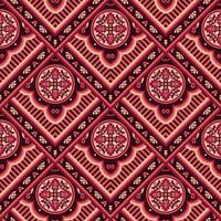 Vector abstract patch pattern. Mosaic tile background