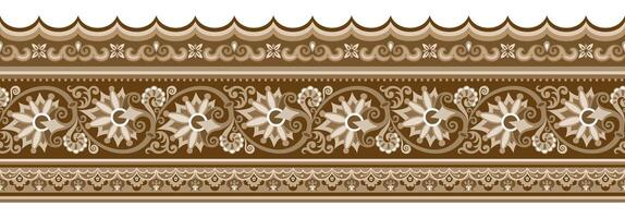 Abstract ethnic pattern, ornamental background vector