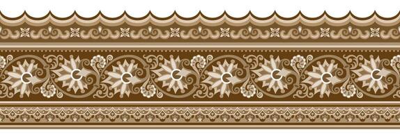 Abstract ethnic pattern, ornamental background vector