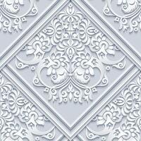 Vector abstract decorative ethnic ornamental seamless pattern