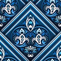 Vector abstract decorative ethnic ornamental seamless pattern