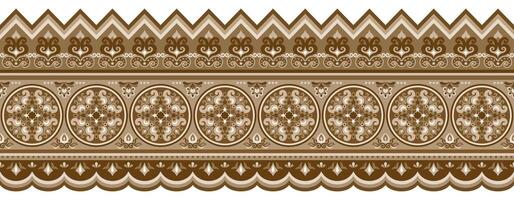 Abstract ethnic pattern, ornamental background vector