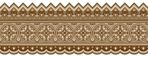 Abstract ethnic pattern, ornamental background vector