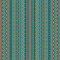 Abstract ethnic stripe seamless pattern, ornamental vector vintage background