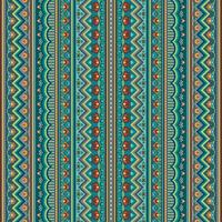 Abstract ethnic stripe seamless pattern, ornamental vector vintage background