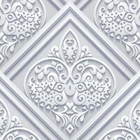 Vector abstract decorative ethnic ornamental seamless pattern